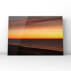 Colorful Beach Sunrise Photo Print – Coastal Wall Art for Home or Office